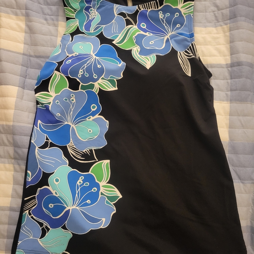 Land's End Tankini Top Size 6